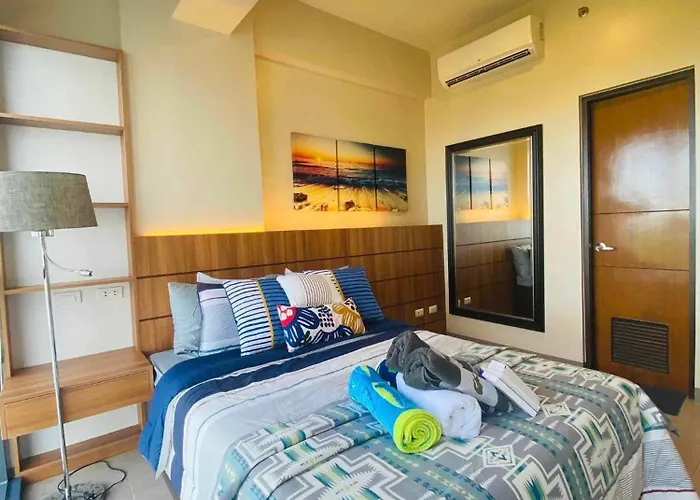 1 Bedroom Unit With Free Pool Access Near Mactan International Airport Leilighetshoteller *